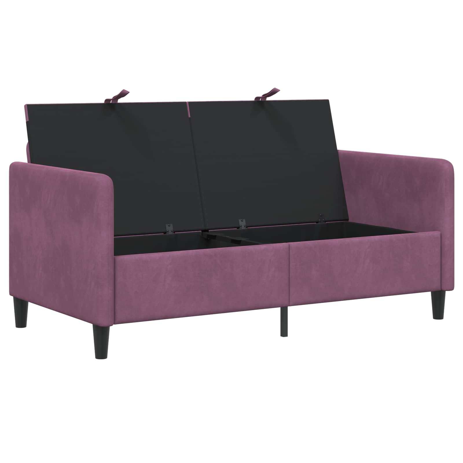 vidaXL Sofa z miejscem do przechowywania Fioletowy 152 x 78 x 87 cm