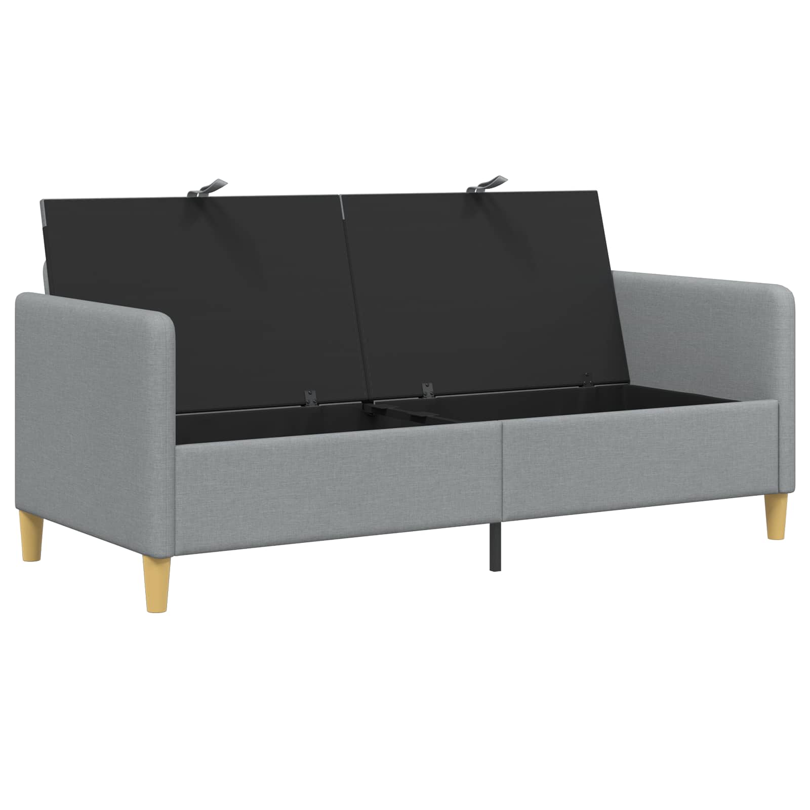 vidaXL Sofa z miejscem do przechowywania jasnoszary 172 x 78 x 87 cm