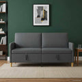 vidaXL Sofa z miejscem do przechowywania ciemnoszary 172 x 78 x 87 cm