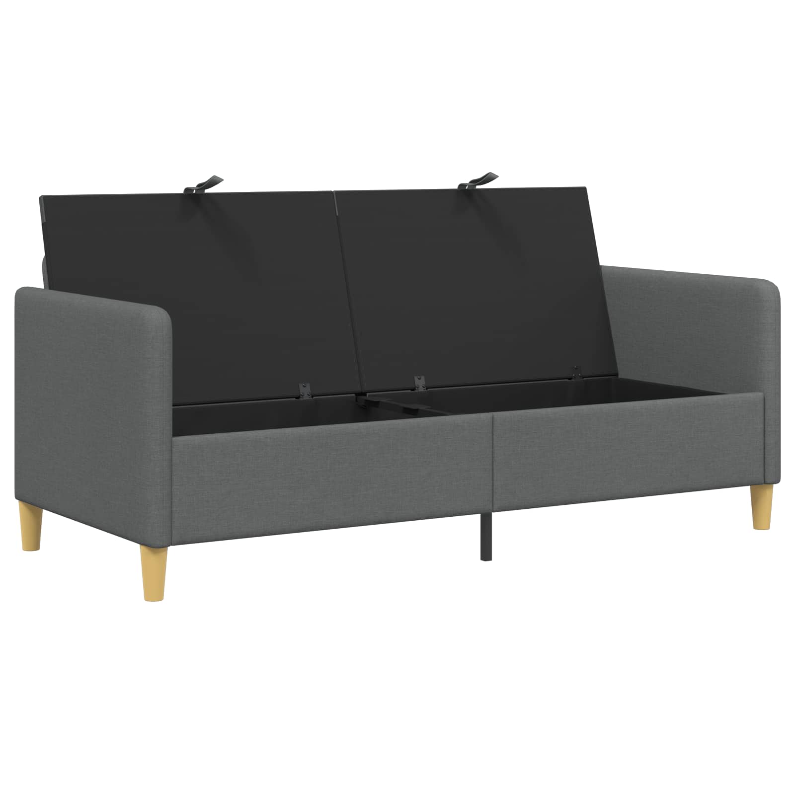 vidaXL Sofa z miejscem do przechowywania ciemnoszary 172 x 78 x 87 cm