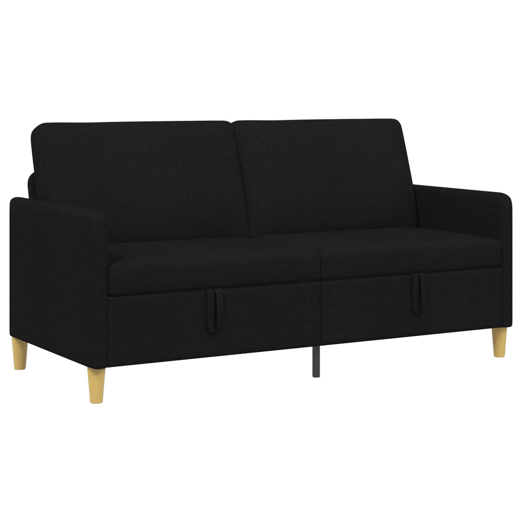 vidaXL Sofa z miejscem do przechowywania Czarny 172 x 78 x 87 cm