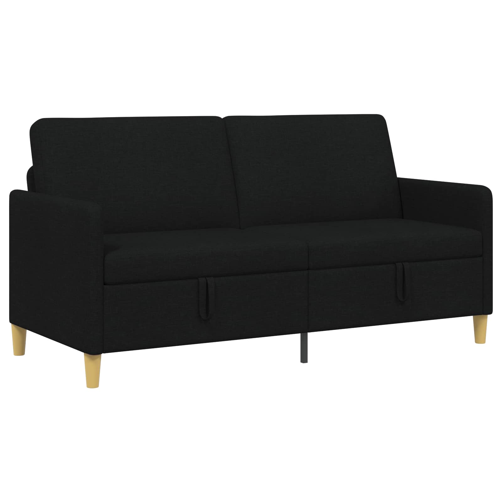 vidaXL Sofa z miejscem do przechowywania Czarny 172 x 78 x 87 cm