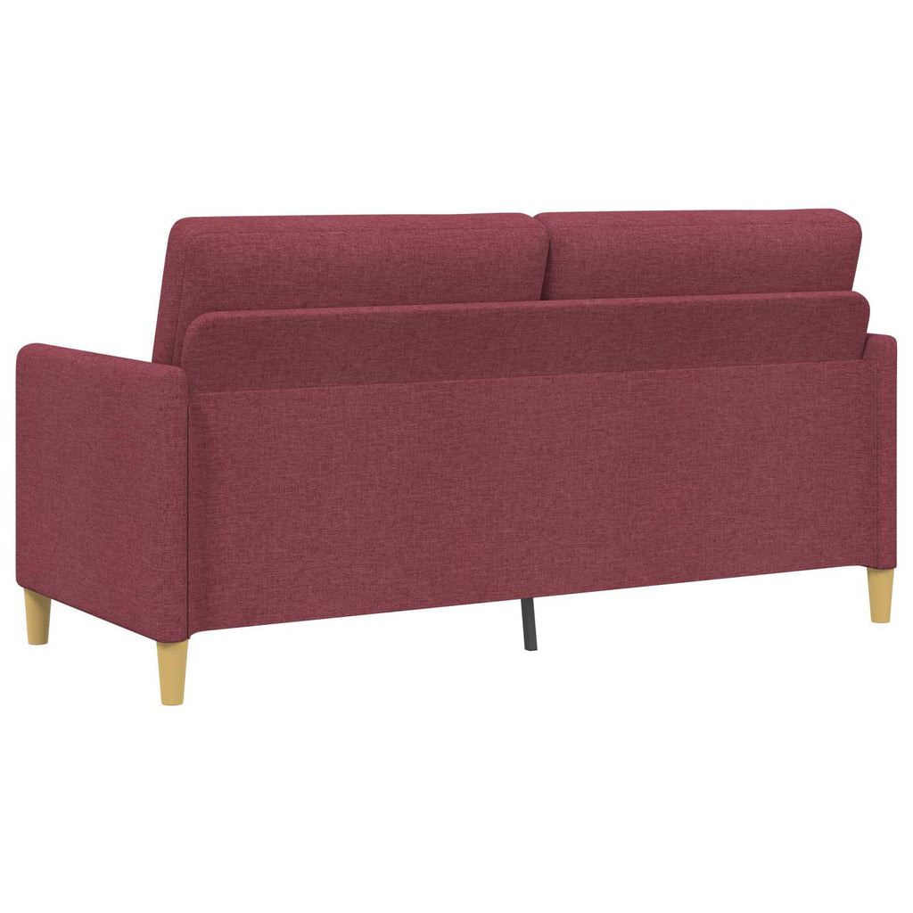 vidaXL Sofa z miejscem do przechowywania Czerwone wino