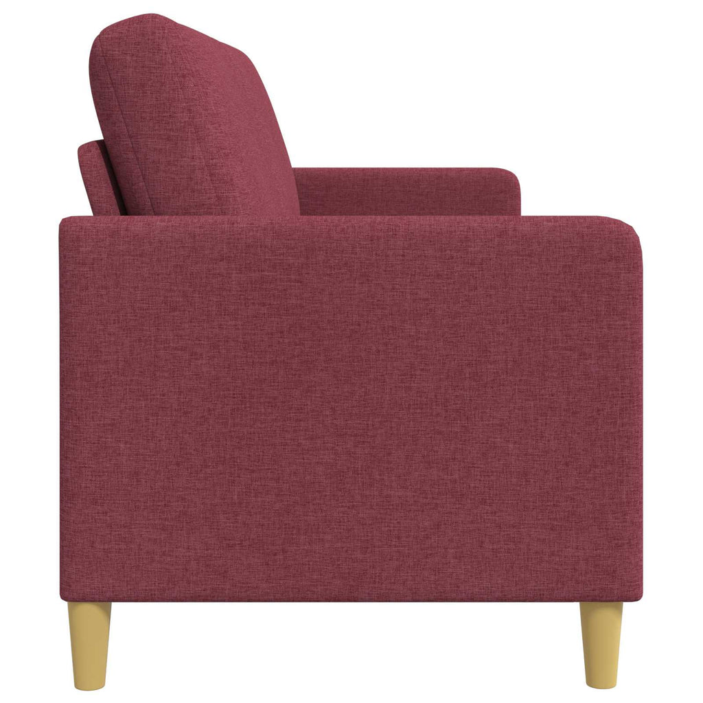 vidaXL Sofa z miejscem do przechowywania Czerwone wino