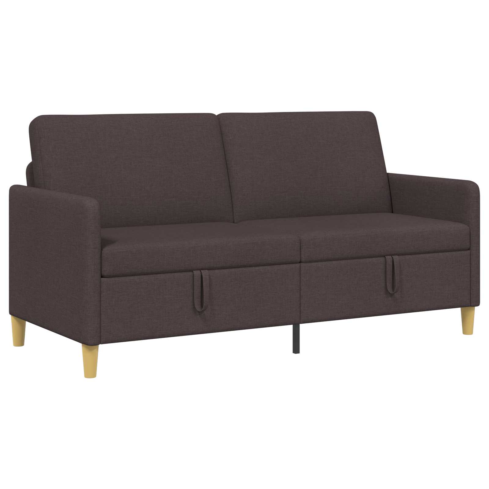 vidaXL Sofa z miejscem do przechowywania Ciemny brąz 172 x 78 x 87 cm