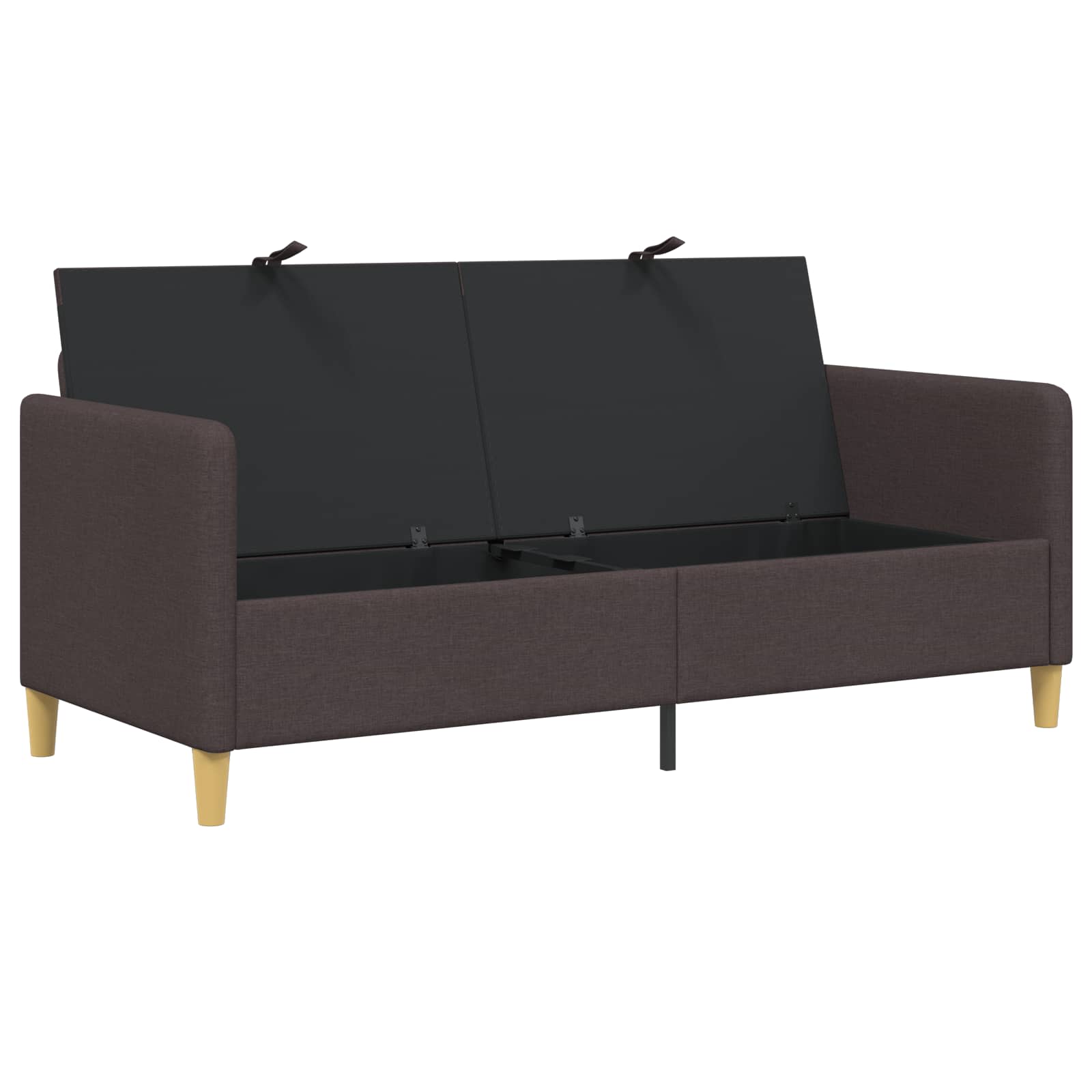 vidaXL Sofa z miejscem do przechowywania Ciemny brąz 172 x 78 x 87 cm