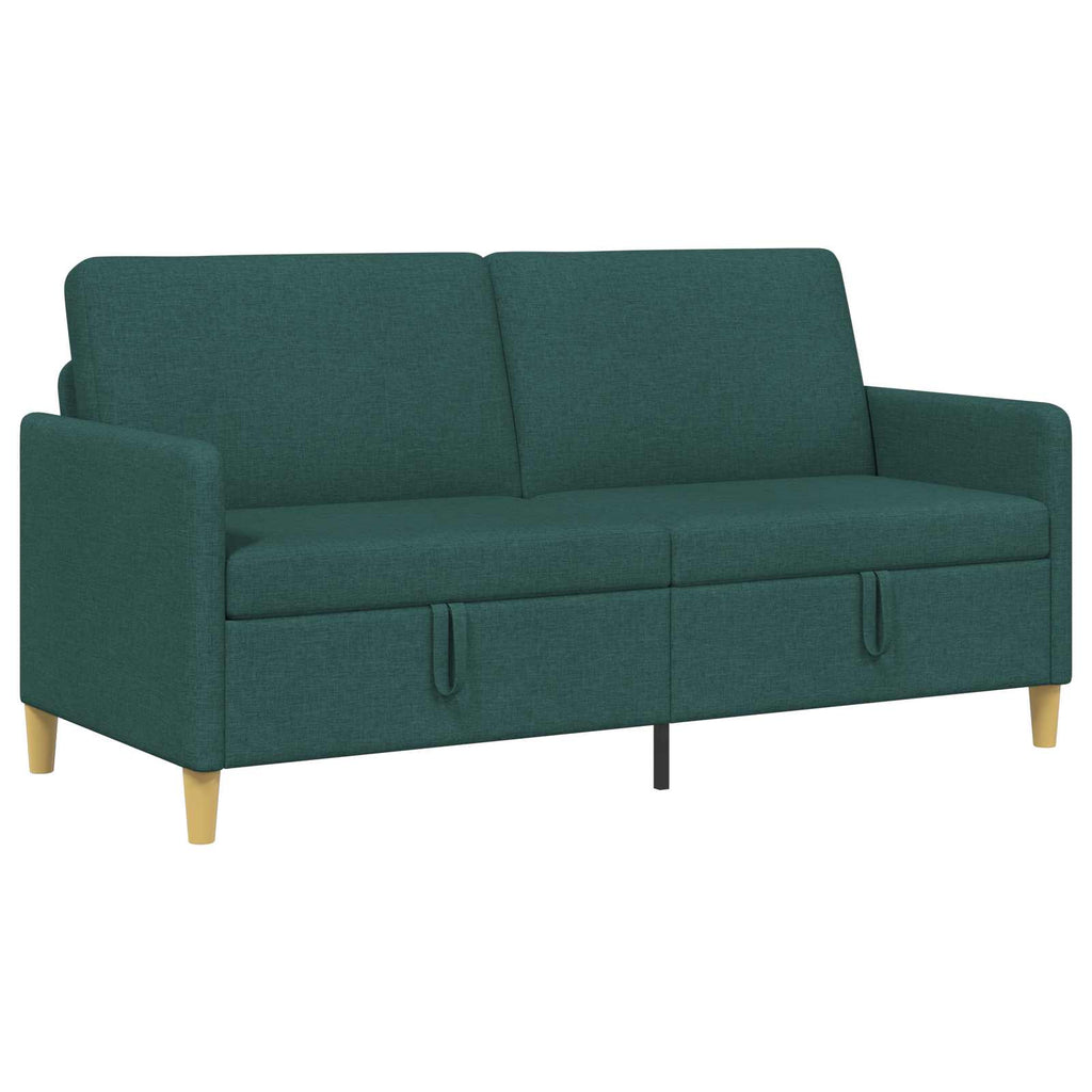 vidaXL Sofa z miejscem do przechowywania Ciemnozielony
