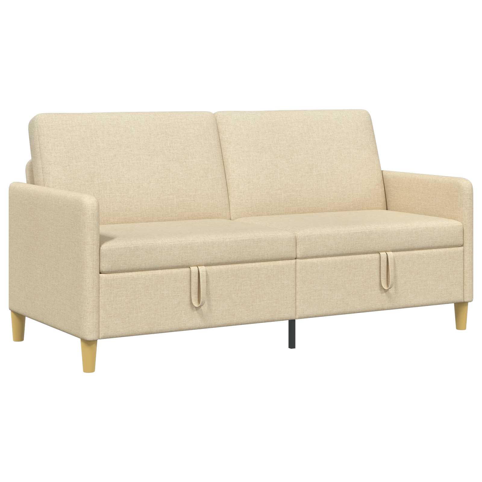 vidaXL Sofa z miejscem do przechowywania kremowy 172 x 78 x 87 cm