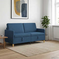 vidaXL Sofa z miejscem do przechowywania niebieski 172 x 78 x 87 cm
