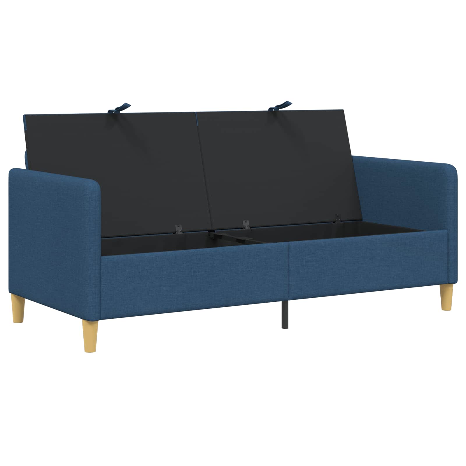 vidaXL Sofa z miejscem do przechowywania niebieski 172 x 78 x 87 cm