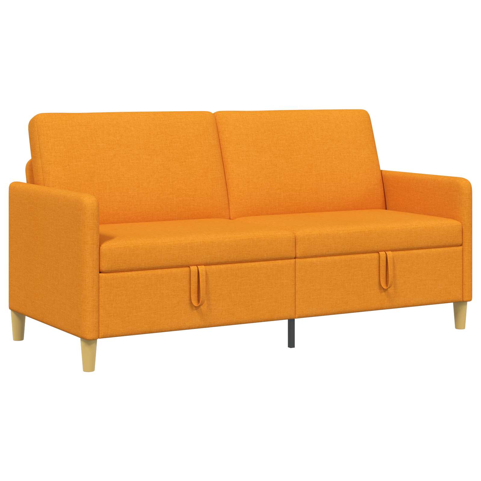 vidaXL Sofa z miejscem do przechowywania Ciemny Żółty 172 x 78 x 87 cm