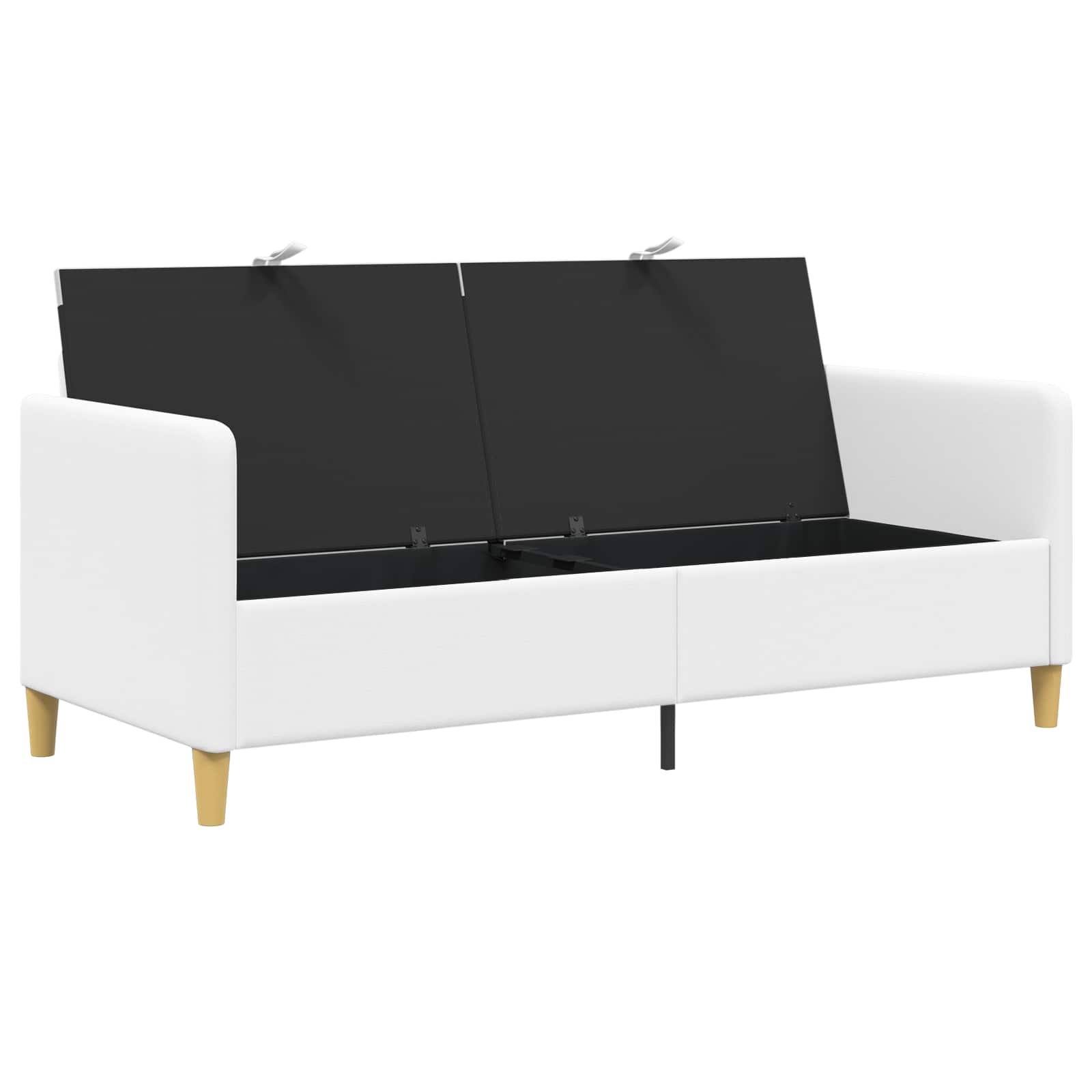 vidaXL Sofa z miejscem do przechowywania Biały 172 x 78 x 87 cm