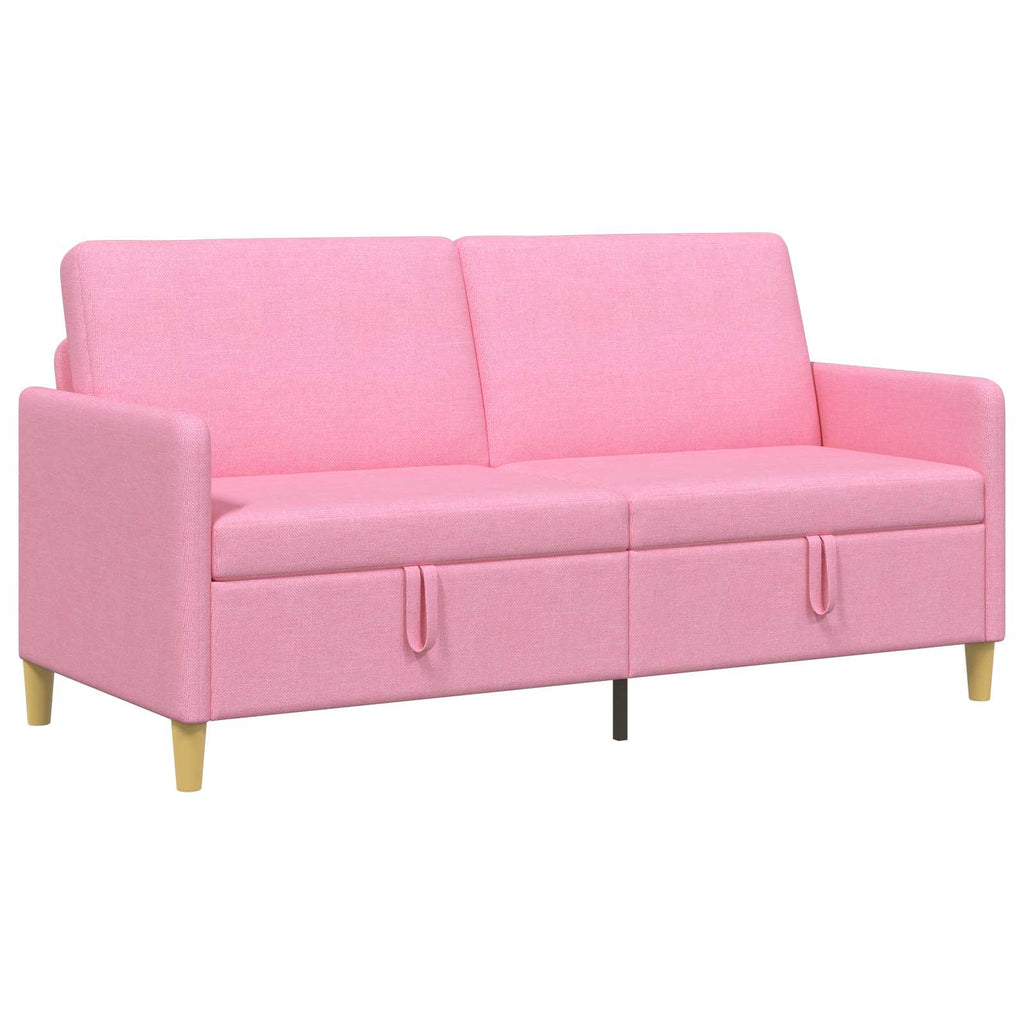 vidaXL Sofa z miejscem do przechowywania różowy 172 x 78 x 87 cm