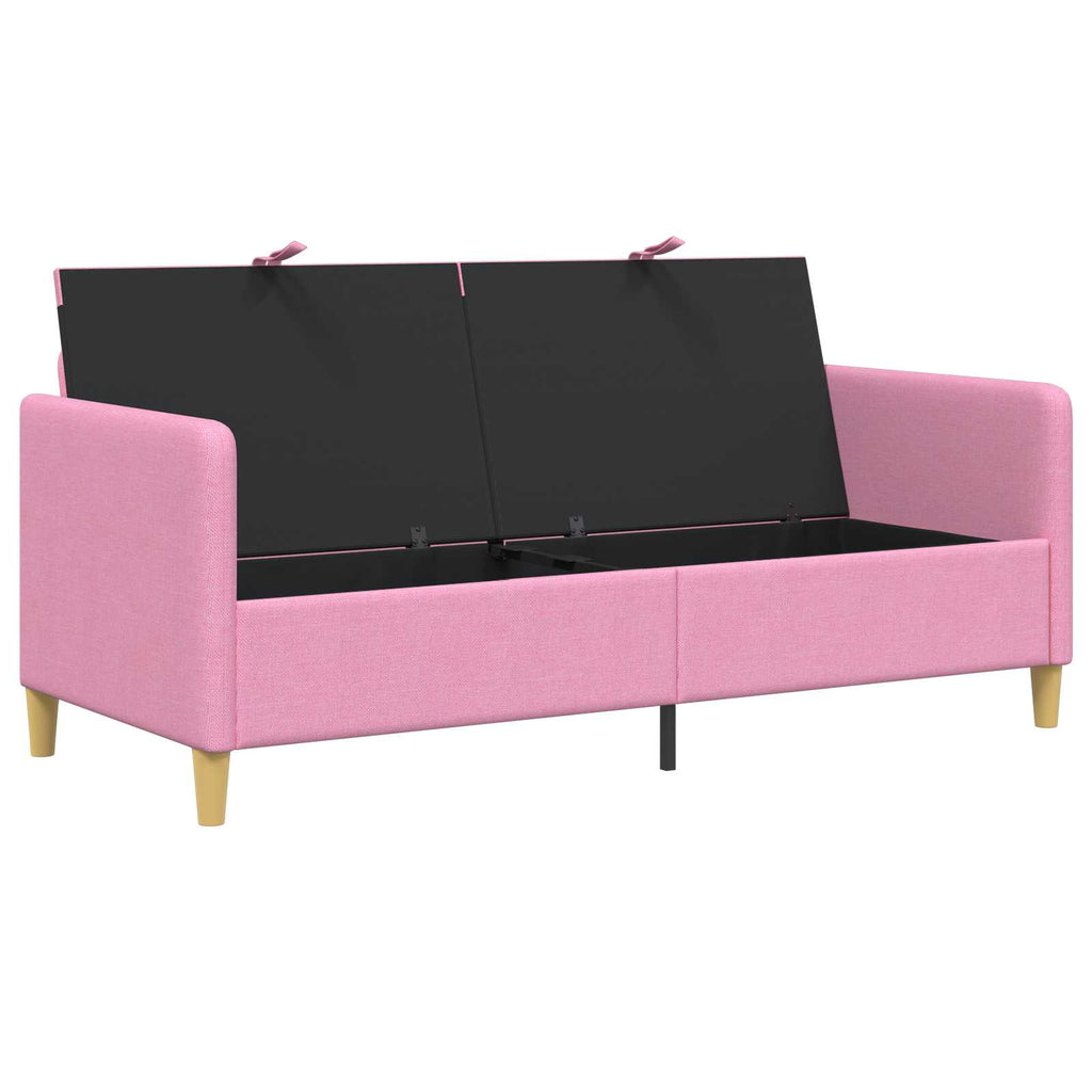 vidaXL Sofa z miejscem do przechowywania różowy 172 x 78 x 87 cm