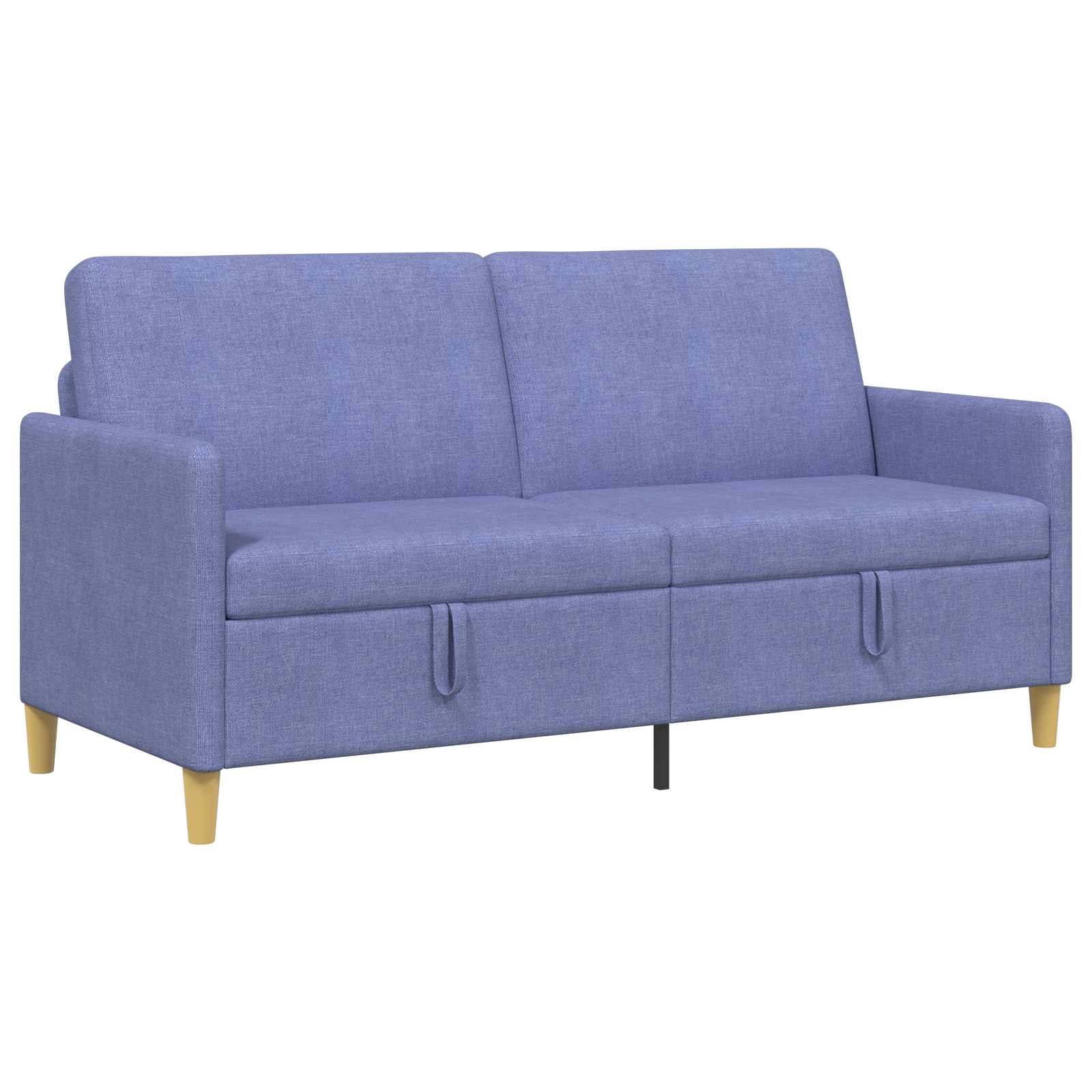 vidaXL Sofa z miejscem do przechowywania Niebieski dżins