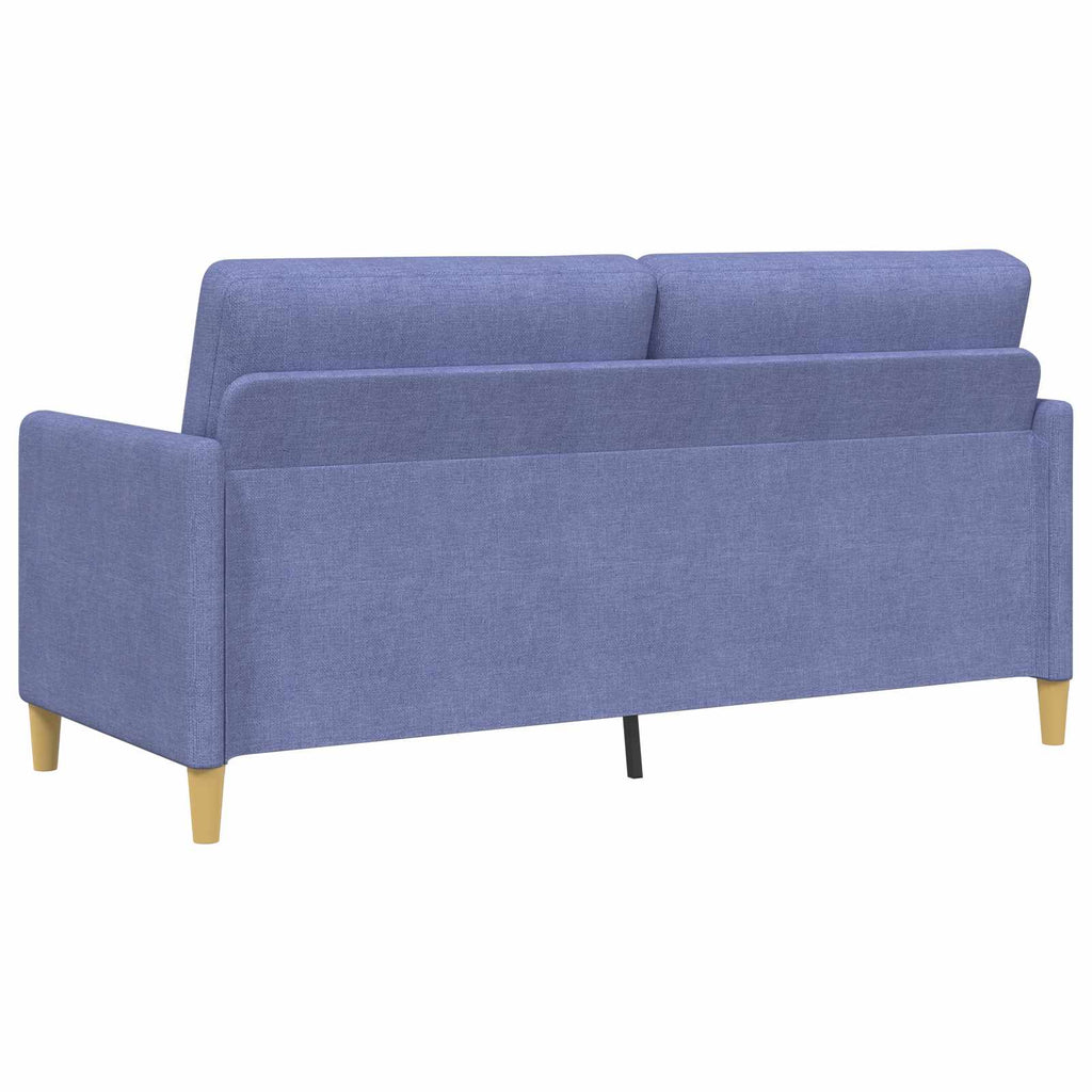 vidaXL Sofa z miejscem do przechowywania Niebieski dżins