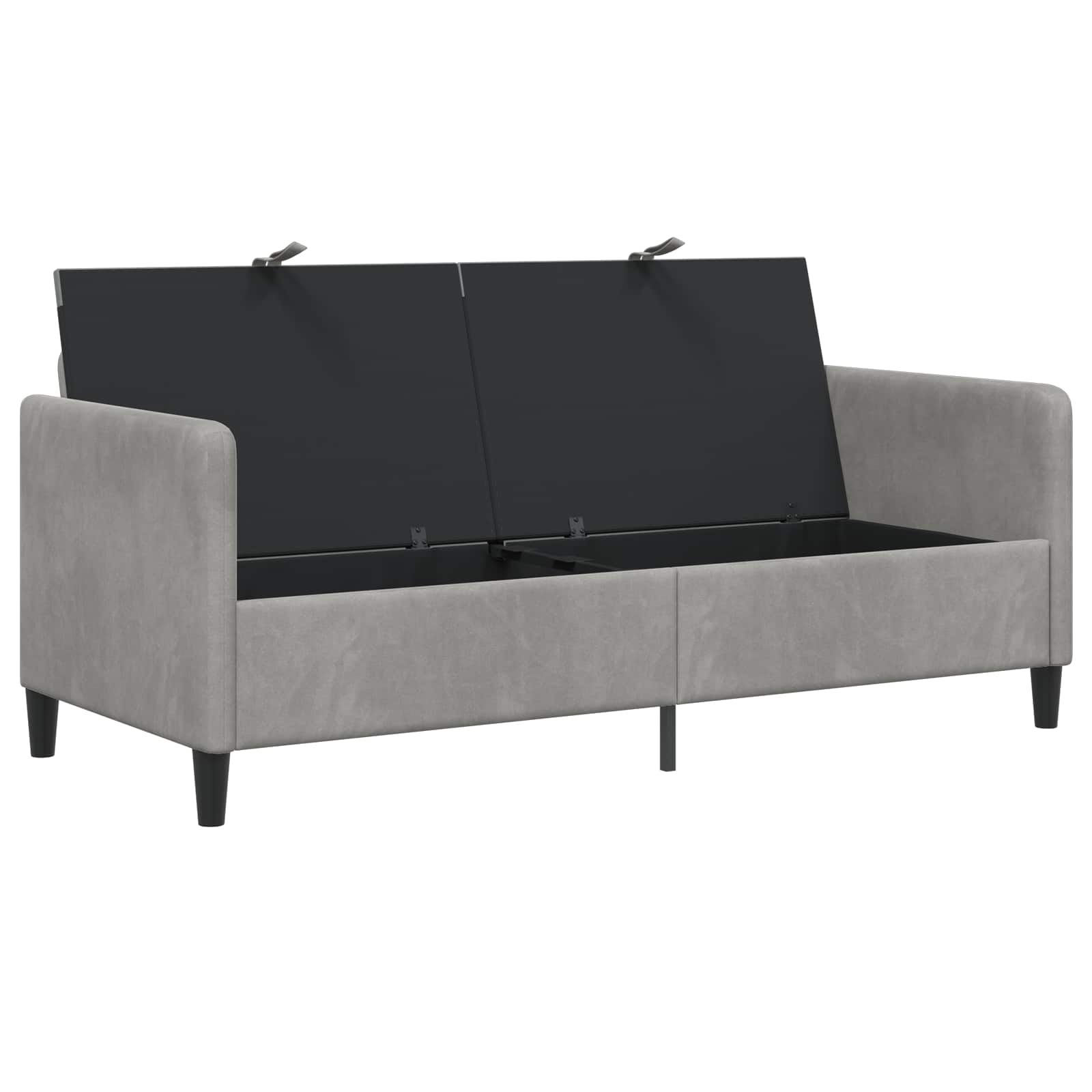 vidaXL Sofa z miejscem do przechowywania jasnoszary 172 x 78 x 87 cm