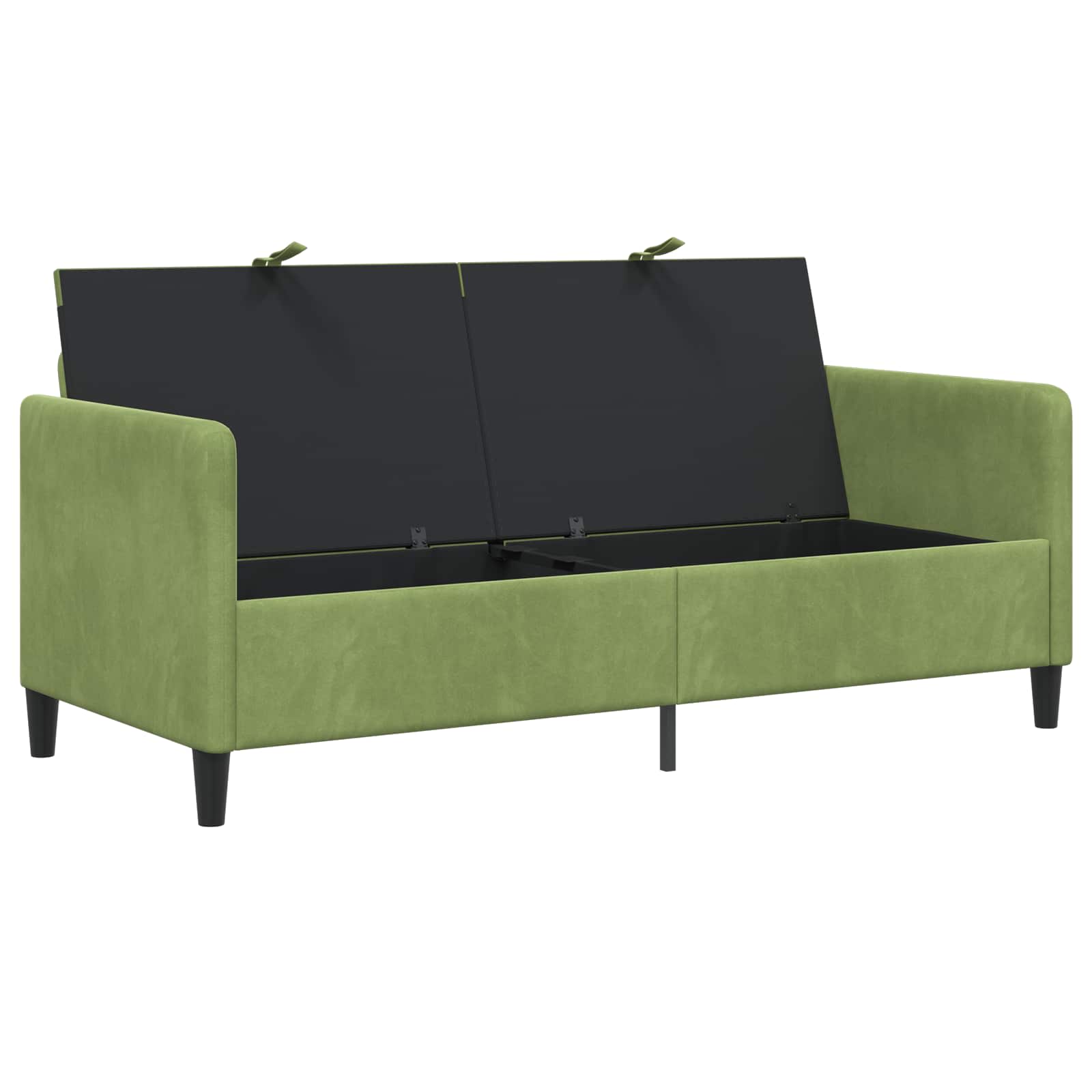 vidaXL Sofa z miejscem do przechowywania Jasnozielony 172 x 78 x 87 cm