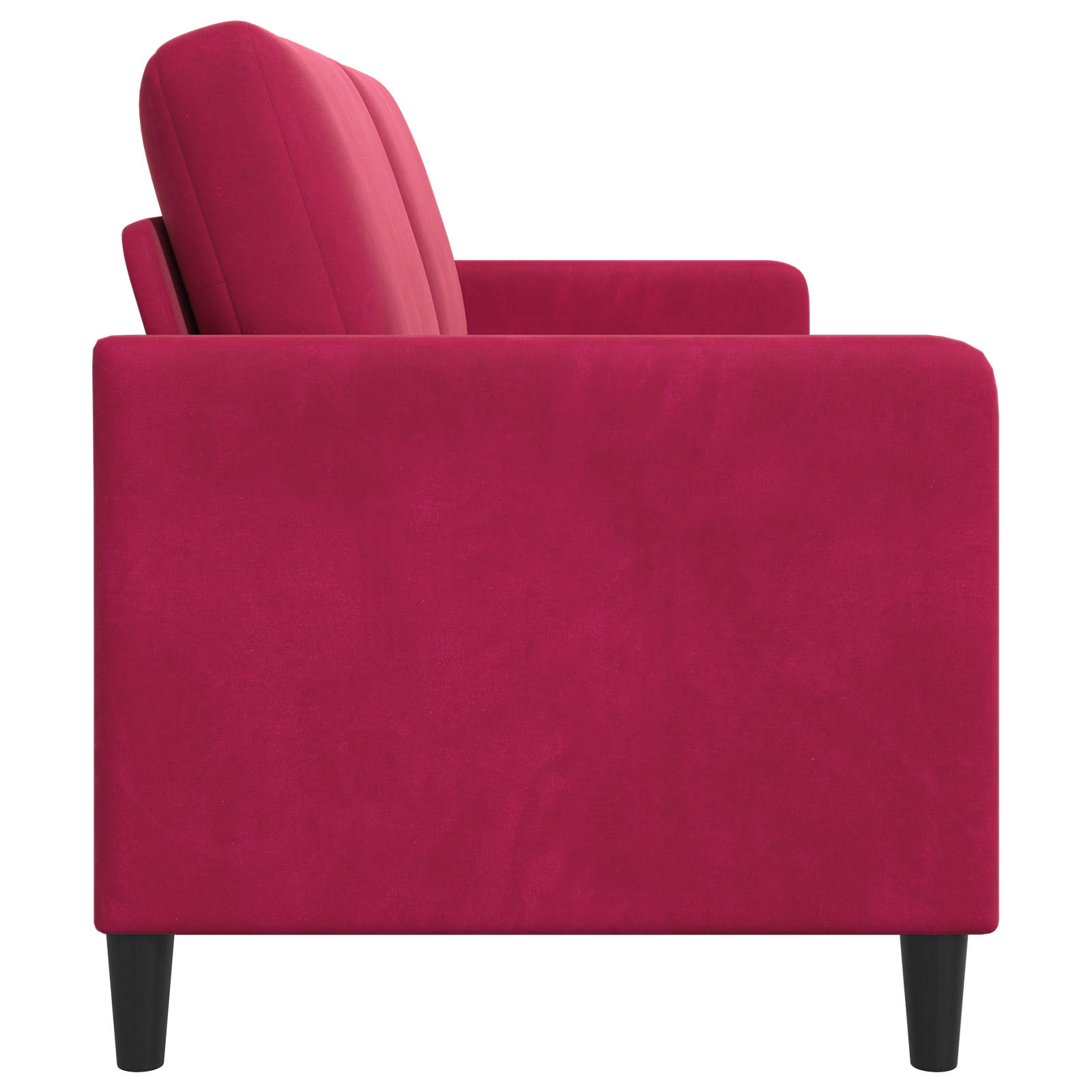 vidaXL Sofa z miejscem do przechowywania Czerwone wino Poliester
