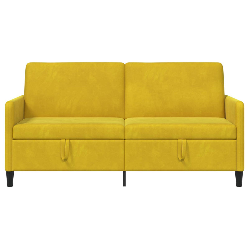 vidaXL Sofa z miejscem do przechowywania żółty 172 x 78 x 87 cm