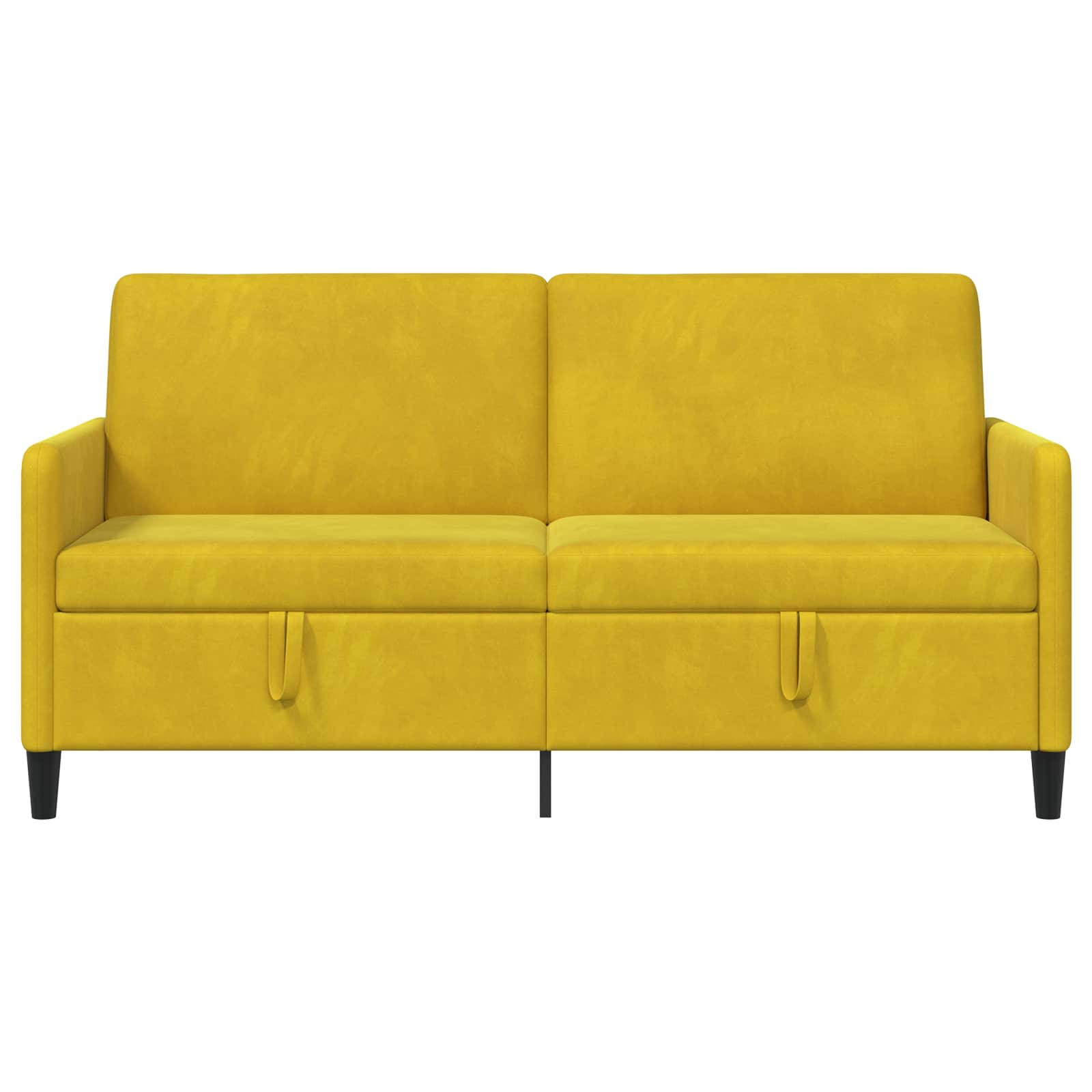 vidaXL Sofa z miejscem do przechowywania żółty 172 x 78 x 87 cm