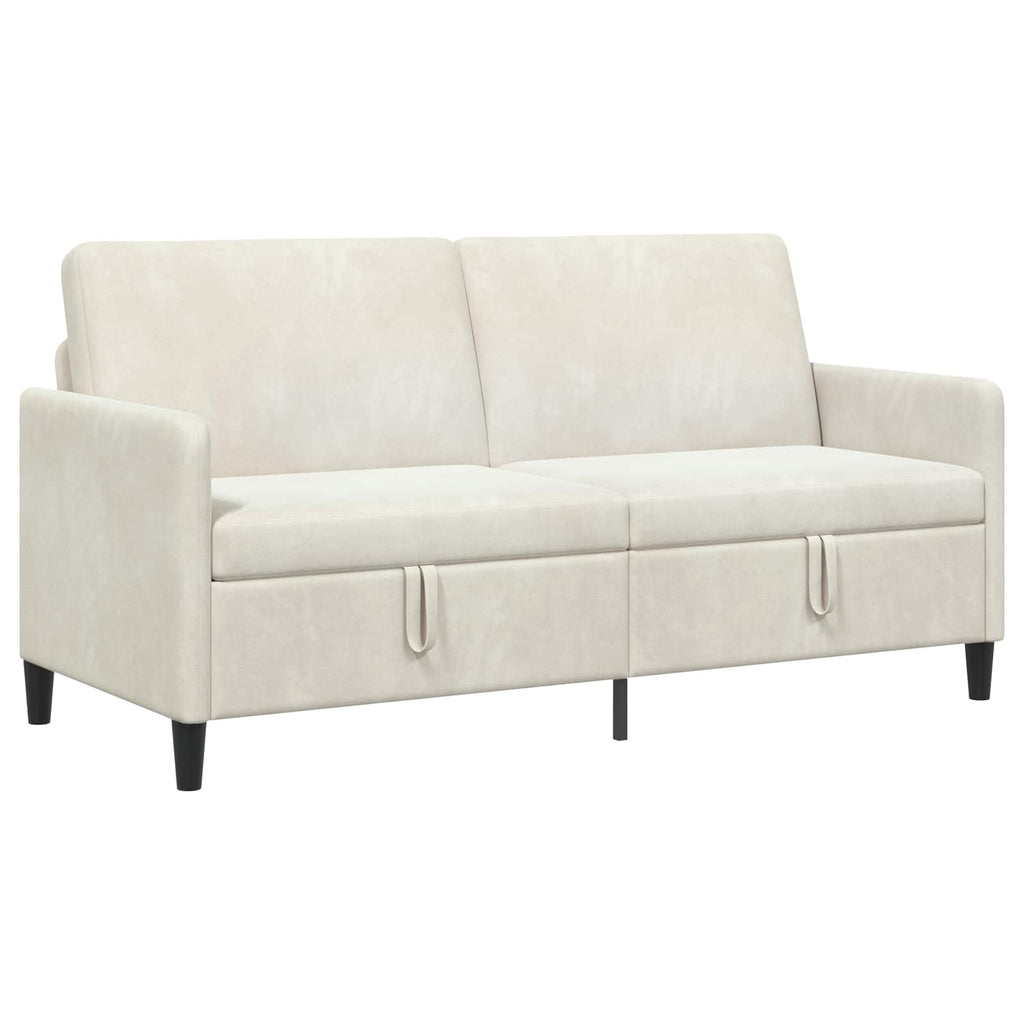 vidaXL Sofa z miejscem do przechowywania kremowy 172 x 78 x 87 cm
