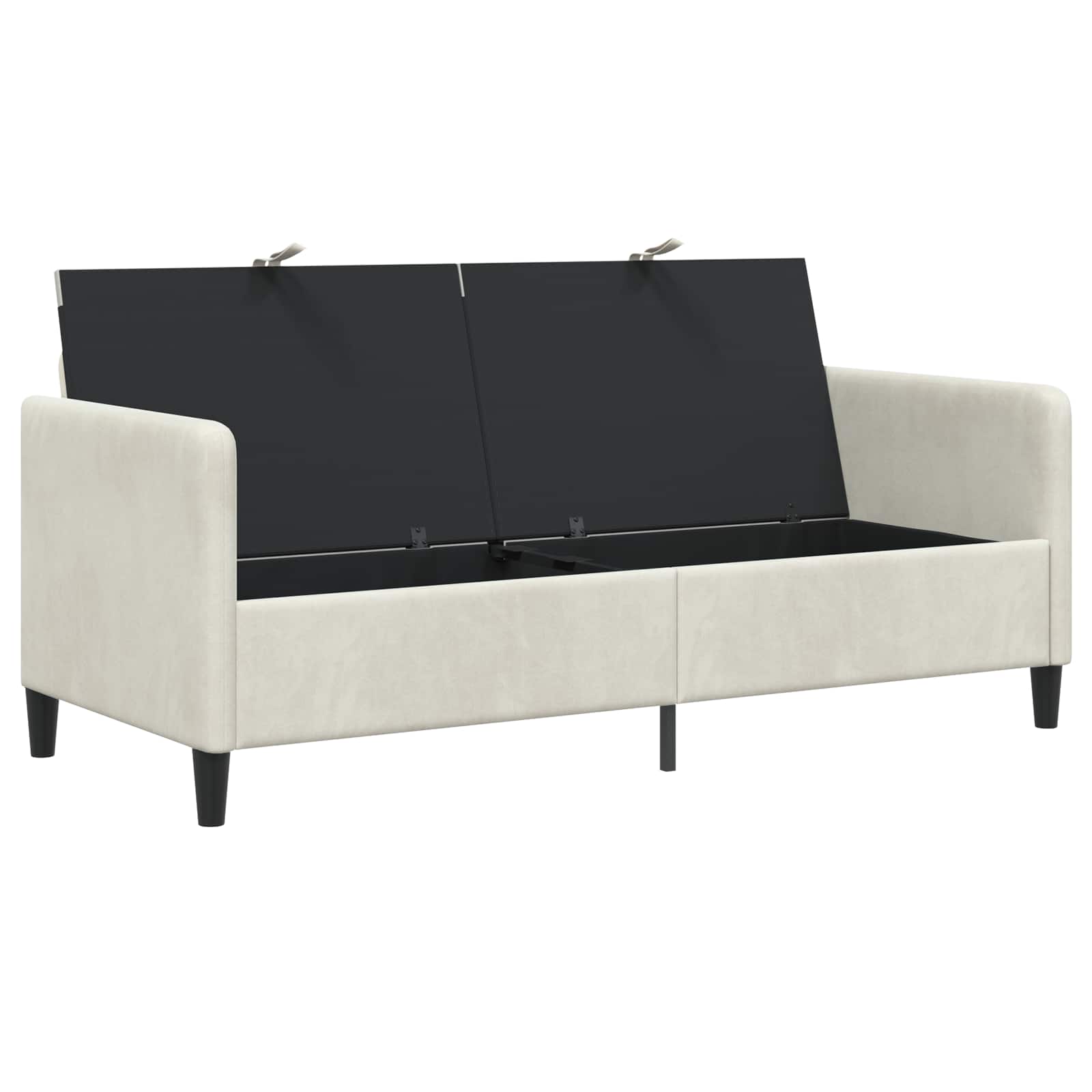 vidaXL Sofa z miejscem do przechowywania kremowy 172 x 78 x 87 cm