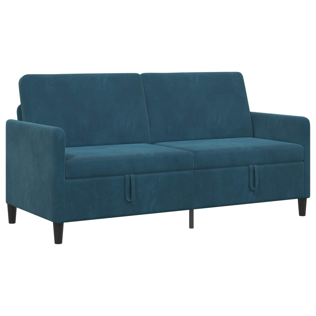 vidaXL Sofa z miejscem do przechowywania niebieski 172 x 78 x 87 cm