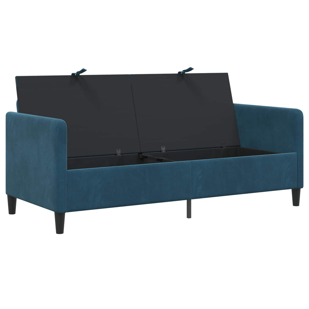 vidaXL Sofa z miejscem do przechowywania niebieski 172 x 78 x 87 cm