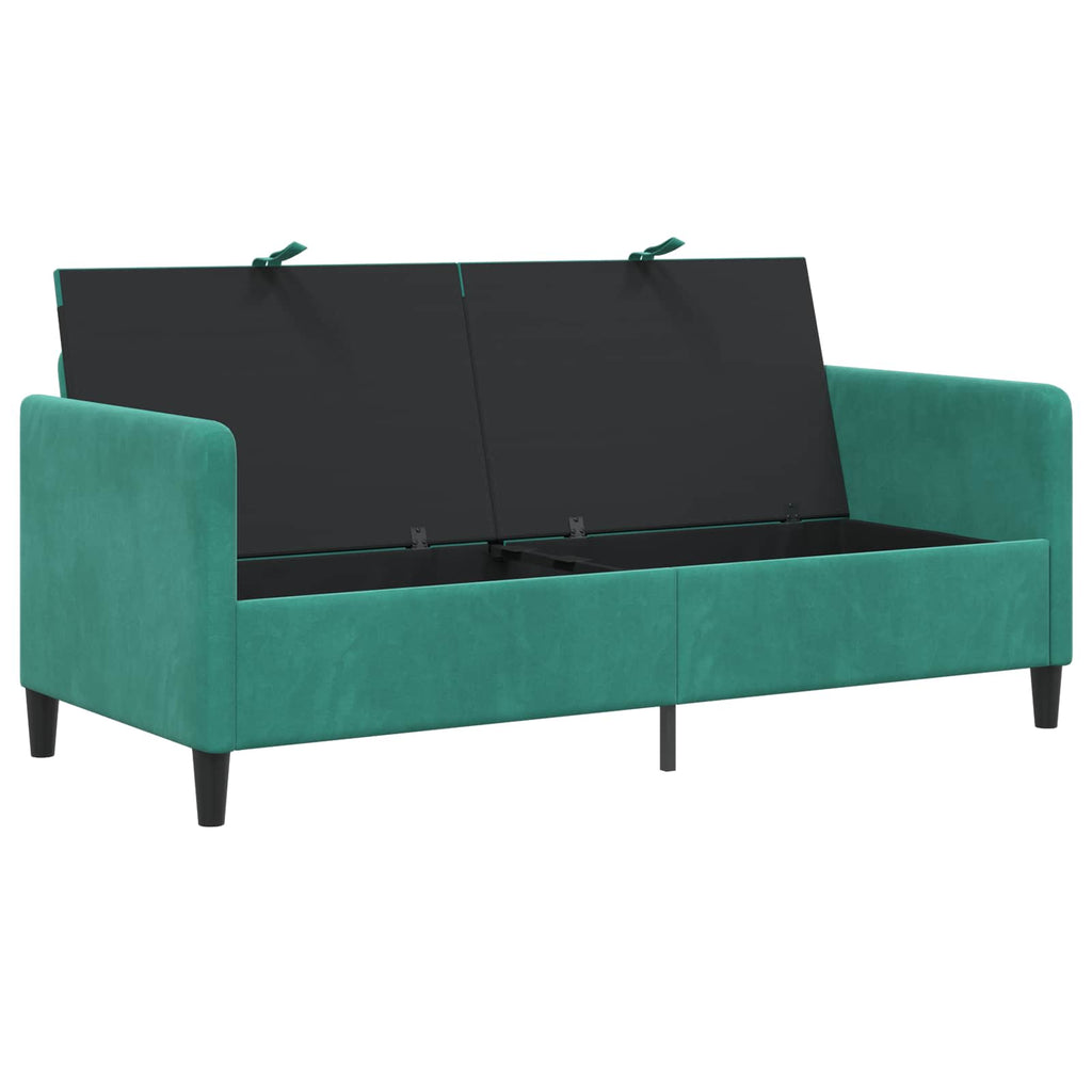 vidaXL Sofa z miejscem do przechowywania Turkusowy 172 x 78 x 87 cm