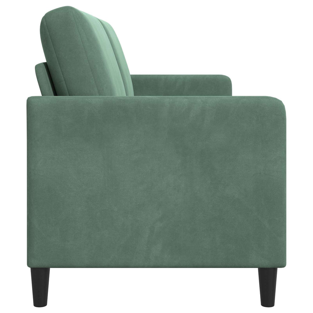 vidaXL Sofa z miejscem do przechowywania Zielony morski Poliester