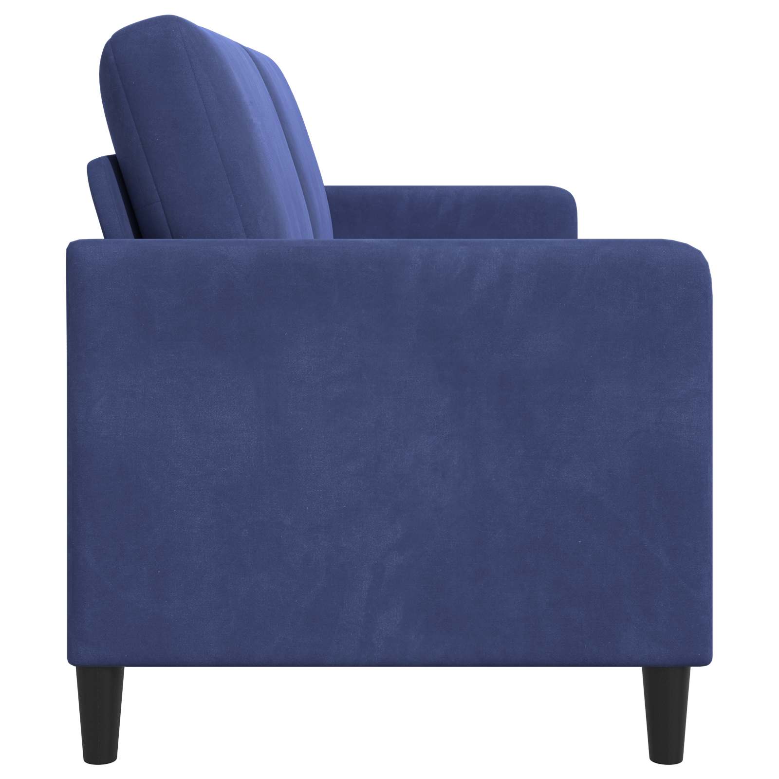 vidaXL Sofa z miejscem do przechowywania Niebieski policyjny Poliester