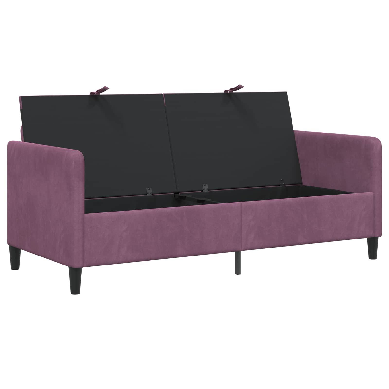 vidaXL Sofa z miejscem do przechowywania Fioletowy 172 x 78 x 87 cm