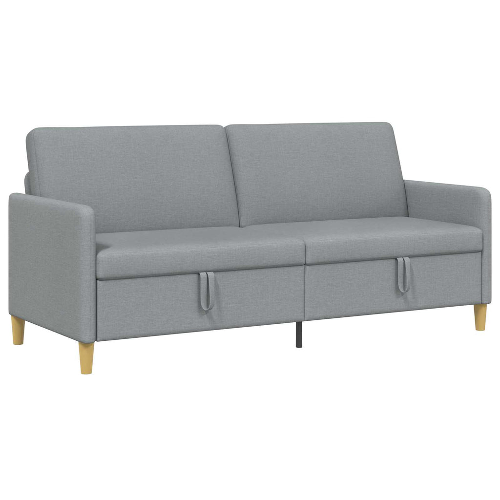 vidaXL Sofa z miejscem do przechowywania jasnoszary 192 x 78 x 87 cm