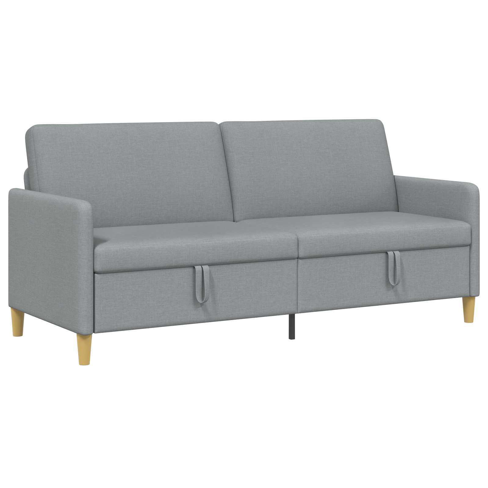 vidaXL Sofa z miejscem do przechowywania jasnoszary 192 x 78 x 87 cm
