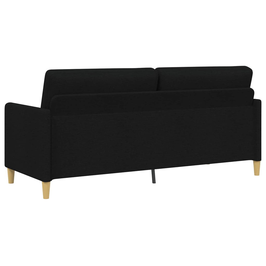 vidaXL Sofa z miejscem do przechowywania Czarny 192 x 78 x 87 cm
