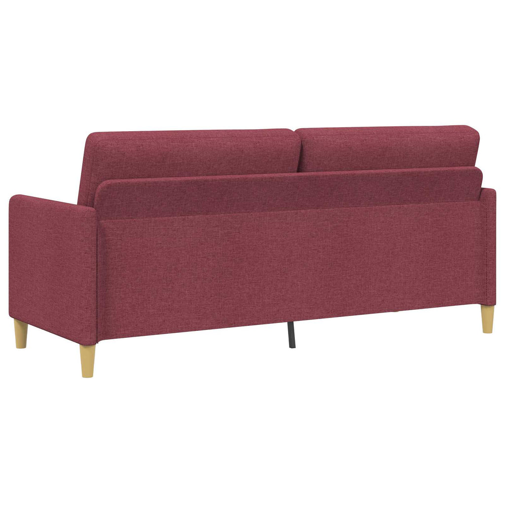 vidaXL Sofa z miejscem do przechowywania Czerwone wino