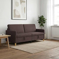 vidaXL Sofa z miejscem do przechowywania Ciemny brąz 192 x 78 x 87 cm