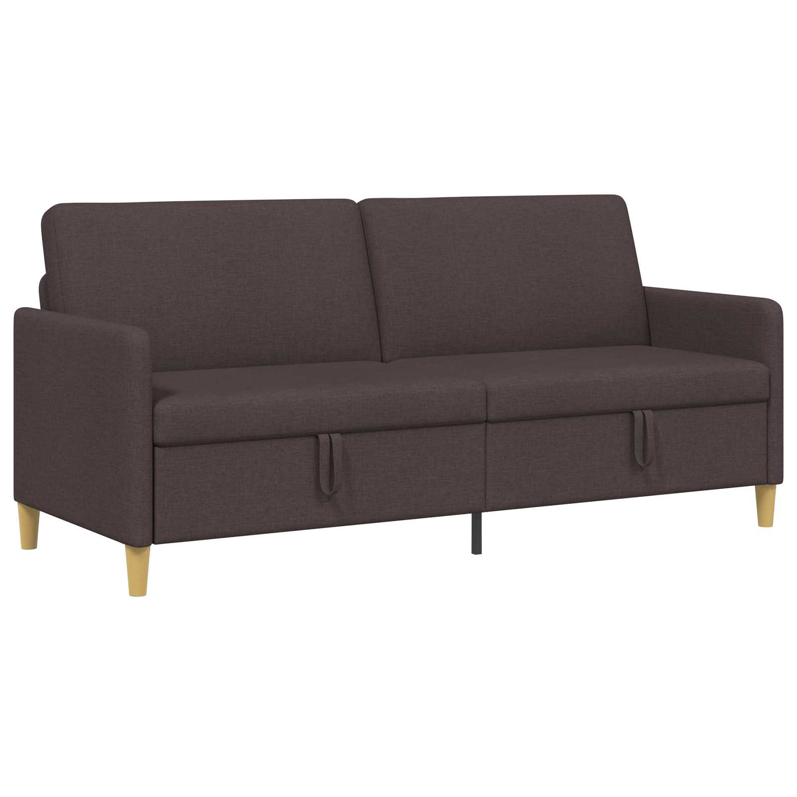vidaXL Sofa z miejscem do przechowywania Ciemny brąz 192 x 78 x 87 cm