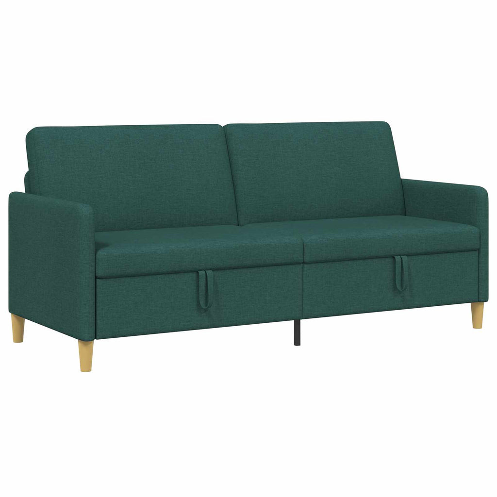 vidaXL Sofa z miejscem do przechowywania Ciemnozielony