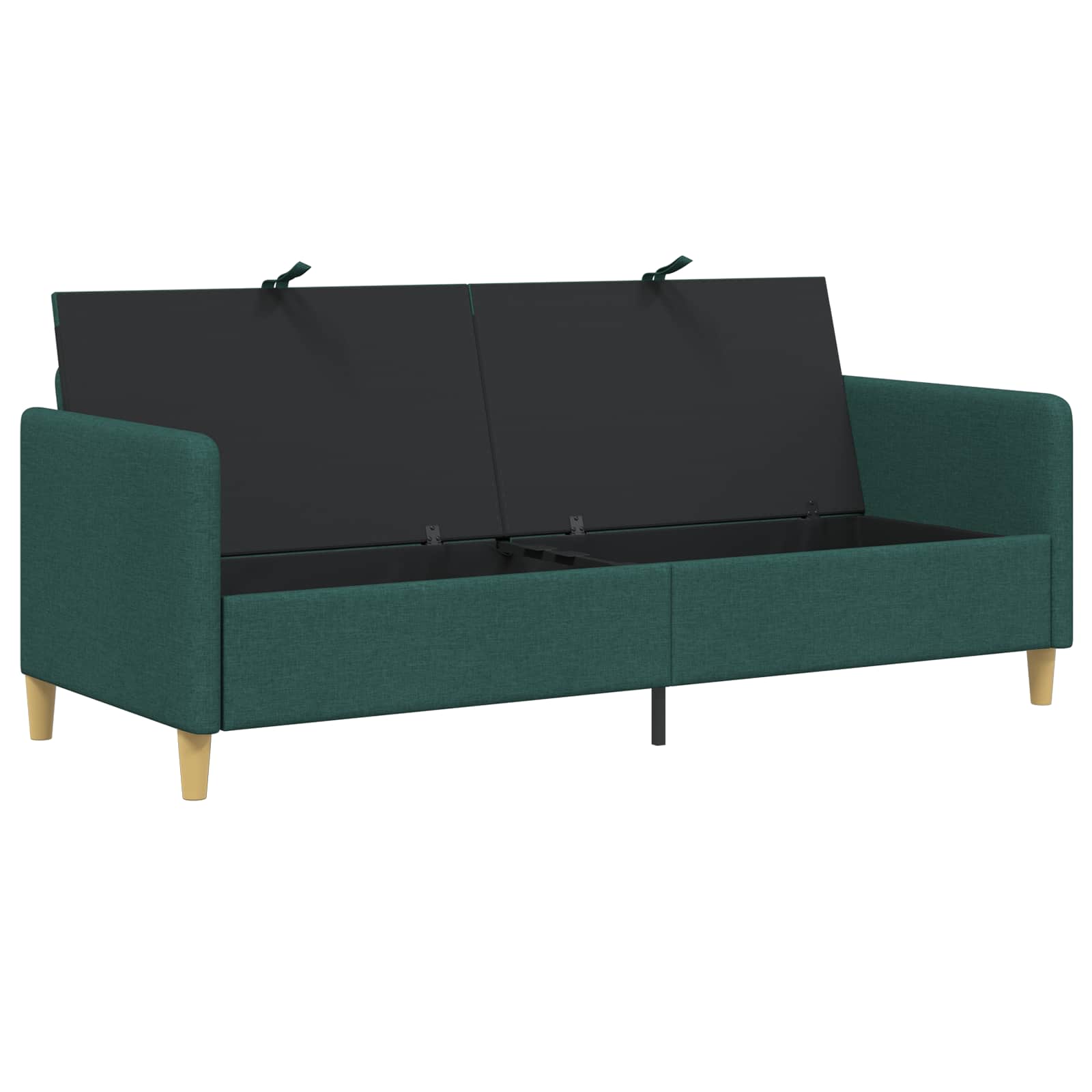 vidaXL Sofa z miejscem do przechowywania Ciemnozielony