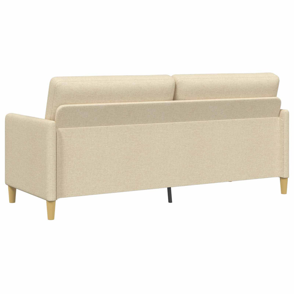 vidaXL Sofa z miejscem do przechowywania kremowy 192 x 78 x 87 cm