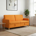 vidaXL Sofa z miejscem do przechowywania Ciemny Żółty 192 x 78 x 87 cm