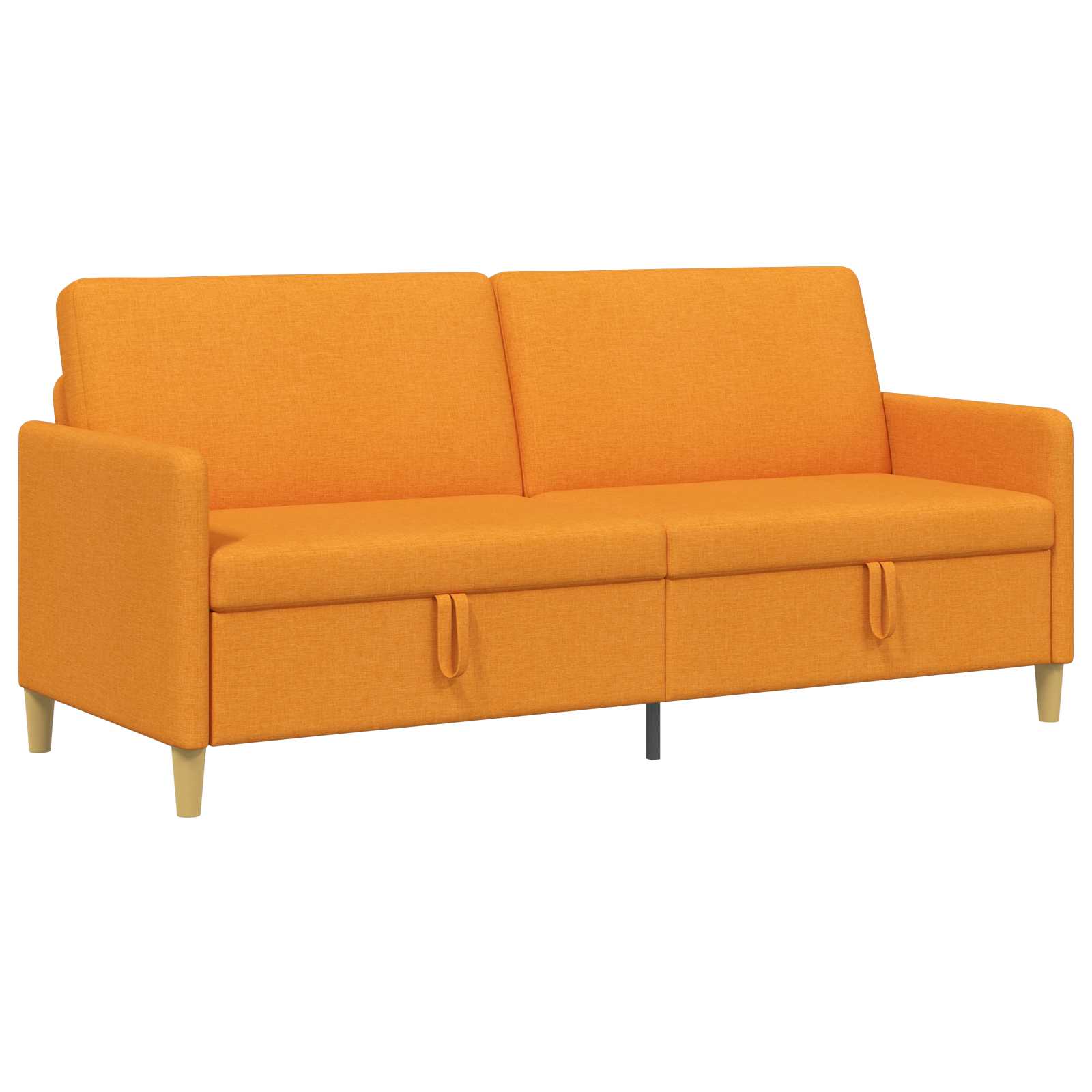 vidaXL Sofa z miejscem do przechowywania Ciemny Żółty 192 x 78 x 87 cm