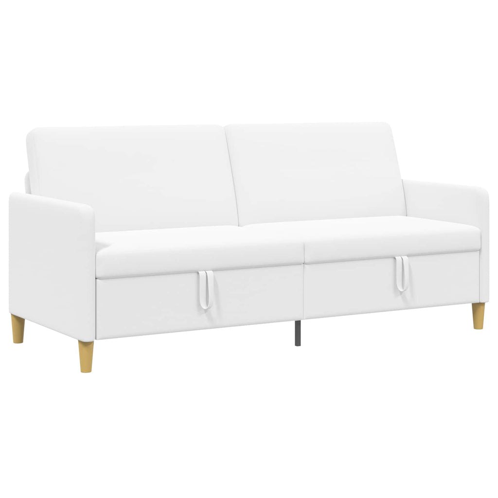 vidaXL Sofa z miejscem do przechowywania Biały 192 x 78 x 87 cm