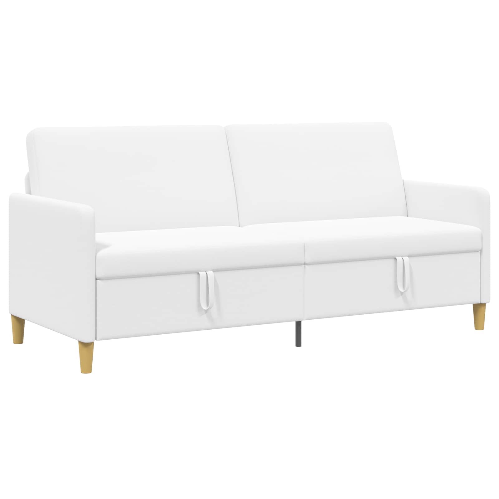 vidaXL Sofa z miejscem do przechowywania Biały 192 x 78 x 87 cm