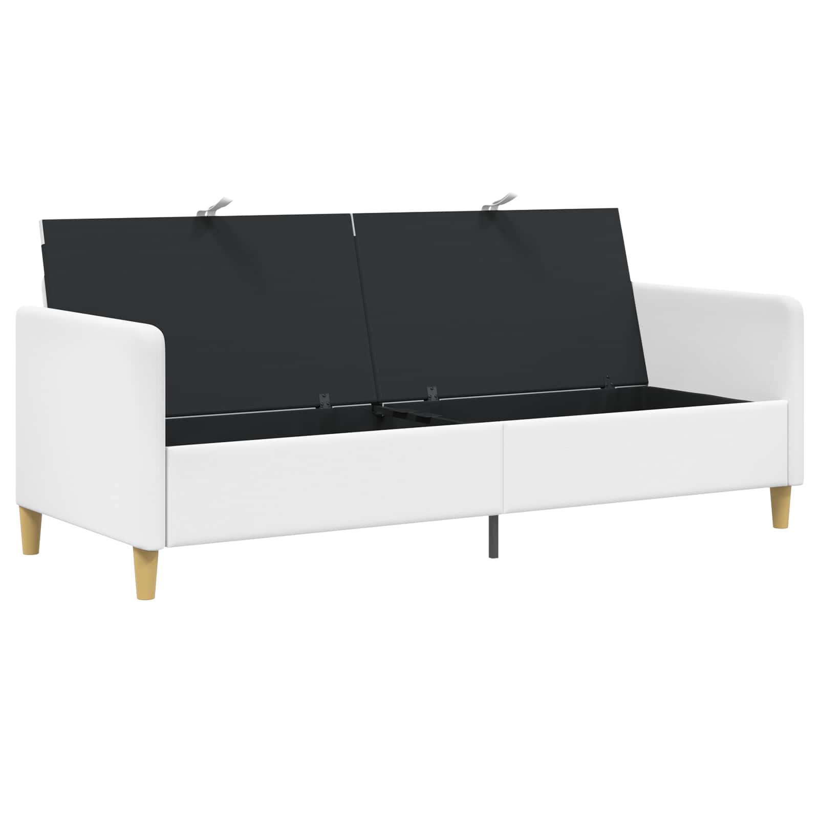 vidaXL Sofa z miejscem do przechowywania Biały 192 x 78 x 87 cm