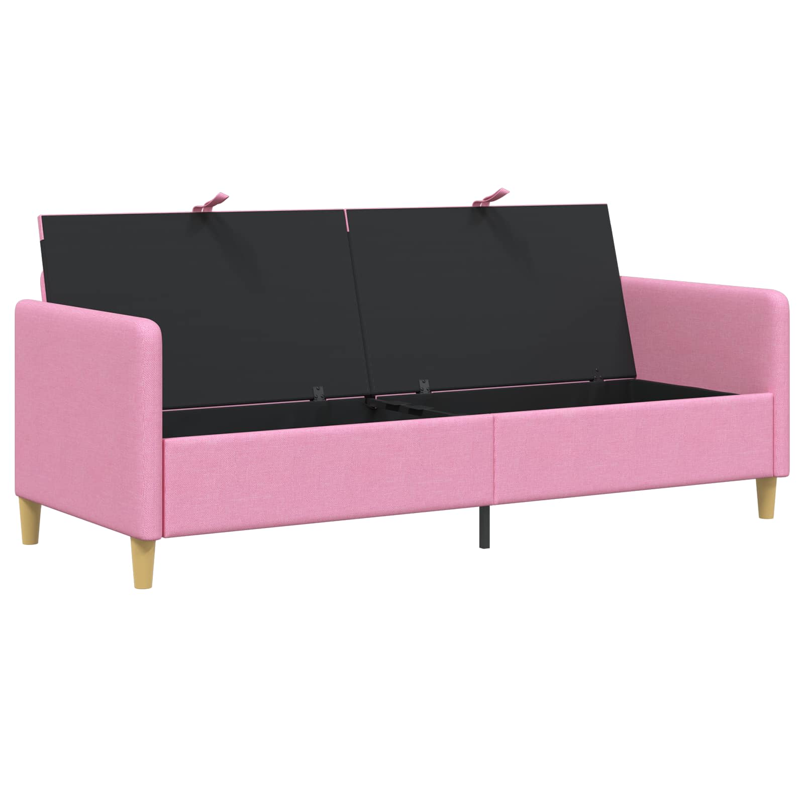 vidaXL Sofa z miejscem do przechowywania różowy 192 x 78 x 87 cm