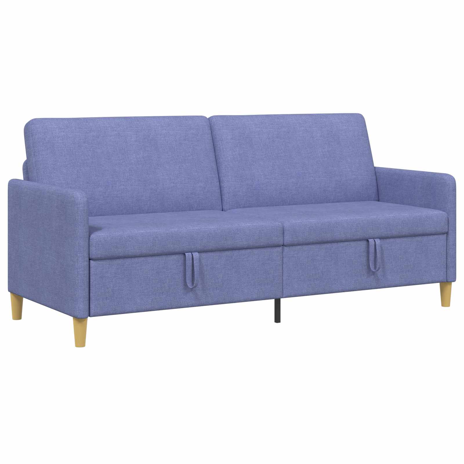 vidaXL Sofa z miejscem do przechowywania Niebieski dżins