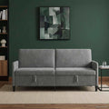 vidaXL Sofa z miejscem do przechowywania ciemnoszary 192 x 78 x 87 cm